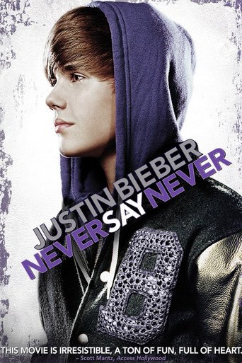 Poster for the movie "Justin Bieber: Never Say Never"
