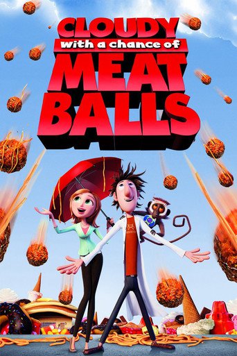 Poster for the movie "Cloudy with a Chance of Meatballs"