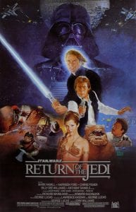 Poster for the movie "Return of the Jedi"