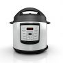 BLACK+DECKER 6-Quart Pressure Cooker, Black, PR100