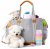 Diaper Bag for Girls and Boys – Large Capacity Baby Bag – Nappy Bag – Diaper Tote – Plus Changing Pad, Stroller Straps and 10 Pockets – Best Baby Shower Gift by 7Senses (Grey)