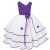 iEFiEL Kids Girls Organza Tulle Wedding Flower Dress School Graduation Short Gown